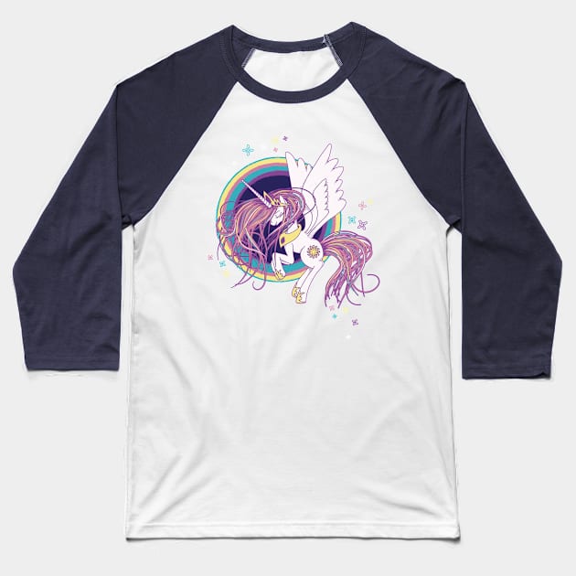 MLP - Summer Sun Celebration Baseball T-Shirt by yuniku